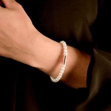 Laden Sie das Bild in den Galerie-Viewer, Süßwasser-Zuchtperlen Armband